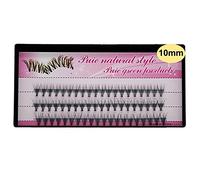 Bluelans® Professional Makeup 60pcs Clusters Eye Lashes Grafting Black Fake Individual False Eyelashes (10mm)