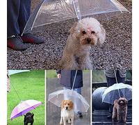 Bluelans® Transparent Waterproof Pet Dog Umbrella Keep Pet Comfotable and Dry in Rainy Day