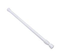 Bluelans® White Metal Telescopic Extendable Tension Curtain Rods Poles Rails (60cm - 110cm)