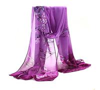 Bluelans® Women's Fashion Coloful Flower Printed Chiffon Scarf Scarfs Stole Scrawl Wraps