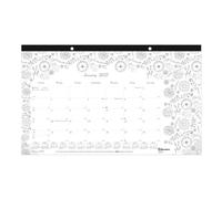 Blueline® 2027 DoodlePlan™ Monthly Coloring Desk Pad Calendar, 12 Months, January to December, 17.75" x 10.875" (C2917001)