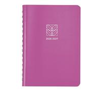 Blueline® Essential Academic Daily/Monthly Planner, August 2026 to July 2027, Twin-Wire Binding, Soft Vicuana Cover, 8" x 5", Pink (CA201F.01)