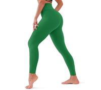 Bluemaple High Waisted Leggings for Women - Tummy Control Pants Non See Through Workout Soft Yoga Pants for Running Plus Size, 06-dark Green, XXL