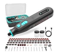 BlueMars 4V Cordless Rotary Multi Tool Set, 5-Speed Rotary Tool Kit with 101 Accessories, Type-C Charging Electric Rotary Tool for Engraving, Sanding, Polishing, Drilling, Grinding, DIY Crafts