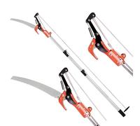 BLUEMARS Lightweight Telecopic Tree Prunner 3.3m Aluminium Tree Looper 2 in 1 with 40mm Cutting Capacity,Adjustable Length 170cm-330cm, Extendable Pole Saw for Branches
