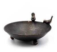 Blümelhuber Bird Bath Garden and Balcony Decoration - Insect Bathroom Garden Decoration Balcony Bird Bath Garden Metal Decoration