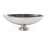 Blümelhuber Boho Decorative Bowl - Silver Table Decoration - Fruit Bowl