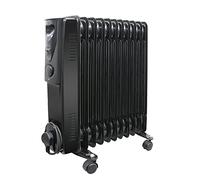 Blümme 11 Fin Oil Filled Radiator Electric Heater 2.5KW Black