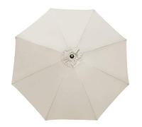 Blümme 2.7m Replacement Parasol Fabric Garden Parasols Umbrella Canopy Cover Cream