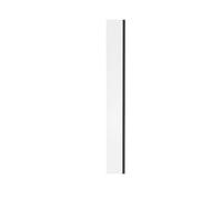 Blümme 215x1950mm Wetroom Return Screen Glass Matte Black Framed | Bathtroom Shower Return Panel, Shower Screen, Shower Enclosures, Self Clean Glass, Aluminum Profile