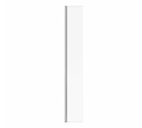 Blümme 300x1950mm Wetroom Return Screen Glass Chrome Framed | Bathtroom Shower Return Panel, Shower Screen, Shower Enclosures, Self Clean Glass, Aluminum Profile