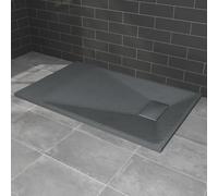 Blümme SMC Shower Tray Rectangle Anthracite Bathroom Shower Base 1100x700mm for Wetroom Shower Enclosure