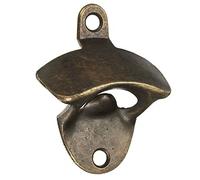 BlueMoo 1 PC Mini Stainless Steel Wall Mounted Wine Beer Bottle Cap Opener-Bronze