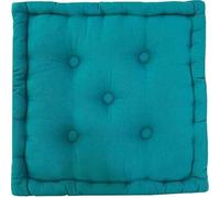 Bluemoon Bedding Armchair Booster Cushion Large Firm 50cm Square Seat Pad with Supportive 10 cm Thick Lift Soft Touch Cotton Dark Yellow Cushion For The Elderly, Post-Operative and Pregnancy (Teal)