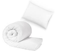 Bluemoon Bedding Baby Cot Quilt Cosy Warm Baby 1x Cot Duvet and Pillow Set 120x150 cm Baby Cot Bed Warm White 4.5 Tog