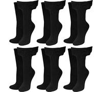 Bluemoon Bedding Diabetic Socks Women - 12 Pairs, Ankle Diabetic Socks, Soft, Wide, Stretchy, Seamless Toe, Ideal for Swollen Legs Size 4-7