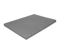 Bluemoon Bedding Dog Crate Mat Waterproof & Non-Slip-5cm Thick Pet Bed With Removable Washable Zipper Cover For Dogs & Cats, Indoor Outdoor Cushion Pad,Large XXL 70x95cm All Breeds (Grey)