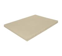 Bluemoon Bedding Dog Crate Mat Waterproof & Non-Slip-5cm Thick Pet Bed With Removable Washable Zipper Cover For Dogs & Cats, Indoor Outdoor Cushion Pad,Large XXL 70x95cm All Breeds (Beige)