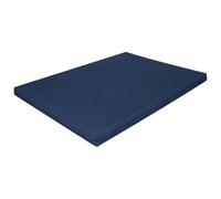 Bluemoon Bedding Dog Crate Mat Waterproof & Non-Slip-5cm Thick Pet Bed With Removable Washable Zipper Cover For Dogs & Cats, Indoor Outdoor Cushion Pad,Large XXL 70x95cm All Breeds (Navy)