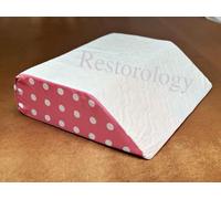 Bluemoon Bedding Leg Elevation Pillow For Sleeping Post Surgery Bed Rest Foam Wedge Pillows For Leg & Knee, Helps uce Foot, Hip & Lower Back Pain, Improves Circulation Includes Removable Cover