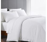 Bluemoon Homes White King Size Duvet Cover with Zipper 1000 Thread Count 100% Egyptian Cotton Long Staple Quilt Cover Silky Soft, Breathable with Hidden Zipper Closure 1 Piece Bedding Duvet Cover