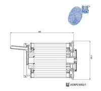 Blueprint ADBP230021 Fuel Filter Insert Premium Fits Opel Monterey 1991 - 1998