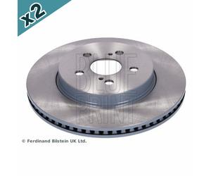BLUEPRINT ADBP430132 Brake Disc Front Coated Fits Toyota Corolla Prius PHV