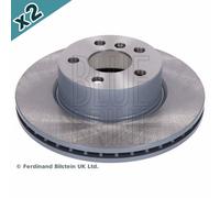BLUEPRINT ADBP430164 Brake Disc Front Coated Fits BMW 2 Series 3 Series