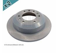 Blueprint ADG043124 Brake Disc Rear Coated 323mm Outer Diameter Fits Kia Sedona