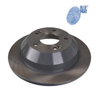 2x Brake Discs Pair Solid fits HYUNDAI SANTA FE Mk2, Mk3 2.2D Rear 2009 on D4HB