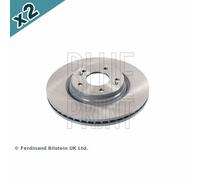 2x Brake Discs Pair Vented fits HYUNDAI i30 PD, PDE Front 1.0 1.4 1.5 1.6D 305mm
