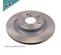 Blueprint ADH24351 Brake Disc Rear Coated 281mm Outer Diameter Fits Honda S2000