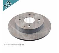 Blueprint ADH24386 Brake Disc Rear Coated 260mm Outer Diameter For Honda Prelude