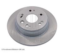 Blue Print Brake Disc Rotor ADH24387 Pair Solid Painted Rear Fits Honda CR-V 2001-2007