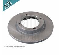 2x Brake Discs Pair Solid fits SUZUKI SWIFT 1.3 Front 84 to 89 G13A 213mm Set