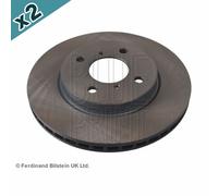 Blueprint ADK84349 Brake Disc Front Coated 252mm Outer Diameter For Suzuki Swift