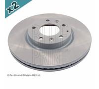Blueprint ADM543109 Brake Disc Front Coated 299mm Outer Diameter Fits Mazda 6