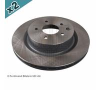 Blueprint ADN143110 Brake Disc Rear Coated 322mm Outer Diameter Fits Nissan 350Z