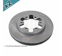 Blueprint ADN14325 Brake Disc Front Coated 250mm Diameter Fits Nissan Pickup
