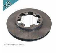 Blueprint ADN14326 Brake Disc Front Coated 267mm Diameter Fits Nissan Pickup