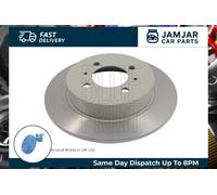 2x Brake Discs Pair Solid fits NISSAN ALMERA N15 1.4 Rear 95 to 00 With ABS Set