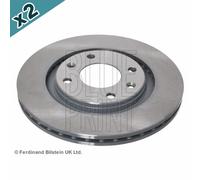 Blueprint ADP154334 Brake Disc Front Fits Citroen Berlingo BX Xantia ZX Peugeot