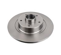 Blue Print Pair Solid Oiled Brake Disc Rotor ADR164309 REAR with Wheel bearing