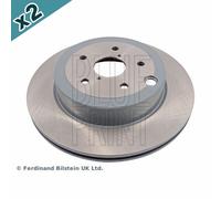 Blueprint ADS74338 Brake Disc Rear Coated 316mm Diameter Fits Subaru Impreza WRX