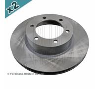 Blueprint ADT343107 Brake Disc Front Fits Toyota 4 Runner LandCruiser Colorado