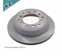 Blueprint ADT343129 Brake Disc Rear Coated Fits Toyota LandCruiser Colorado