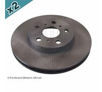 Blueprint ADT34356 Brake Disc Front Coated 255mm Diameter Fits Toyota Celica