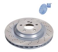 Blue Print 2 x Perforated/Vented Brake Discs fits Mercedes-Benz Sl 2001-2012