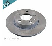 ADV184302 Brake Disc Set (2 Brake Disc) rear, full, No. of Holes 5