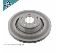 Blueprint ADV184342 Brake Disc Rear Coated 310mm Outer Diameter Fits Audi TT